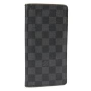 Pre-owned Canvas wallets Louis Vuitton Vintage , Black , Dames