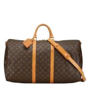 Pre-owned Canvas handbags Louis Vuitton Vintage , Brown , Unisex