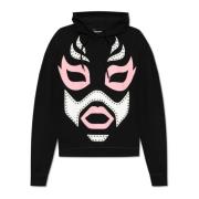 Sweatshirt met applicatie Dsquared2 , Black , Heren