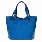 Pre-owned Fabric handbags Louis Vuitton Vintage , Blue , Dames