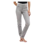 Slim-fit Jeans Angels , Gray , Dames