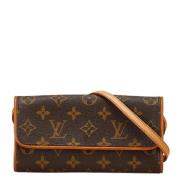 Pre-owned Canvas louis-vuitton-bags Louis Vuitton Vintage , Brown , Da...