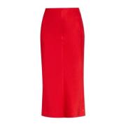 Rok met stiksels Ami Paris , Red , Dames