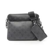 Pre-owned Leather louis-vuitton-bags Louis Vuitton Vintage , Gray , Da...