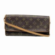 Pre-owned Canvas louis-vuitton-bags Louis Vuitton Vintage , Brown , Da...