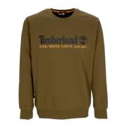 Aarde Elementen Crewneck Sweatshirt Timberland , Green , Heren