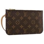 Pre-owned Canvas shoulder-bags Louis Vuitton Vintage , Brown , Dames