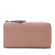 Pre-owned Leather wallets Louis Vuitton Vintage , Pink , Dames