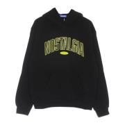 Zwarte College Hoodie Sweatshirt met lange mouwen Usual , Black , Here...