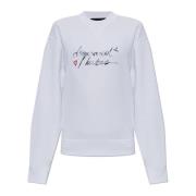 Gedrukte sweatshirt Dsquared2 , White , Dames