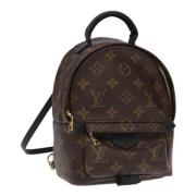 Pre-owned Canvas backpacks Louis Vuitton Vintage , Brown , Dames