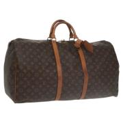 Pre-owned Canvas louis-vuitton-bags Louis Vuitton Vintage , Brown , Da...