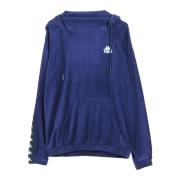 Blauw Greystone/Zwart Dames Hoodie Kappa , Blue , Dames