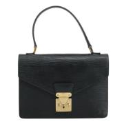 Pre-owned Leather louis-vuitton-bags Louis Vuitton Vintage , Black , D...