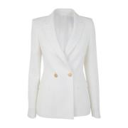 Upgrade je garderobe met een dubbelrijige blazer Tagliatore , White , ...