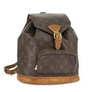 Pre-owned Canvas backpacks Louis Vuitton Vintage , Brown , Dames