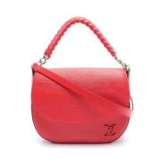 Pre-owned Leather louis-vuitton-bags Louis Vuitton Vintage , Red , Dam...