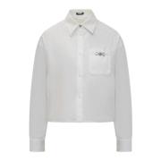 Informeel Herenshirt Versace , White , Dames