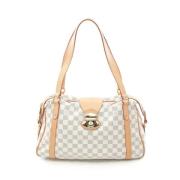 Pre-owned Leather louis-vuitton-bags Louis Vuitton Vintage , White , D...