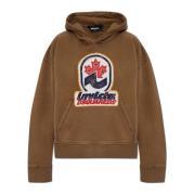 Hoodie Dsquared2 , Brown , Dames