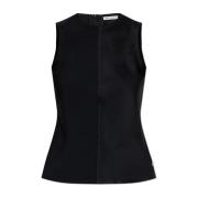 Top met stiksels Ami Paris , Black , Dames