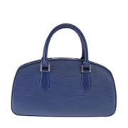 Pre-owned Leather handbags Louis Vuitton Vintage , Blue , Dames