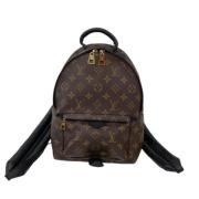 Pre-owned Canvas backpacks Louis Vuitton Vintage , Brown , Dames