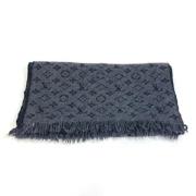 Pre-owned Wool scarves Louis Vuitton Vintage , Gray , Dames