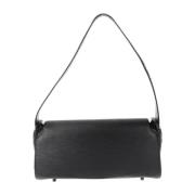 Pre-owned Leather shoulder-bags Louis Vuitton Vintage , Black , Unisex