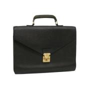 Pre-owned Leather louis-vuitton-bags Louis Vuitton Vintage , Black , D...