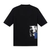 Bedrukt T-shirt Dsquared2 , Black , Heren