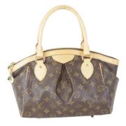 Pre-owned Canvas handbags Louis Vuitton Vintage , Brown , Dames