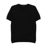 T-shirts en Polos Zwart Tagliatore , Black , Heren