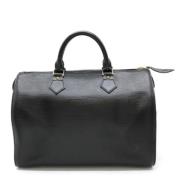 Pre-owned Leather louis-vuitton-bags Louis Vuitton Vintage , Black , D...