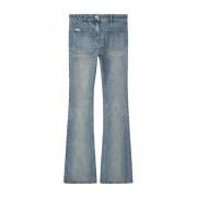 Blauwe Flared Jeans Courrèges , Blue , Dames