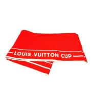 Pre-owned Cotton scarves Louis Vuitton Vintage , Orange , Dames