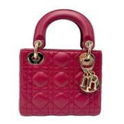 Pre-owned Leather dior-bags Dior Vintage , Pink , Dames