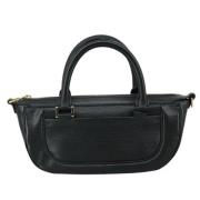 Pre-owned Leather louis-vuitton-bags Louis Vuitton Vintage , Black , D...