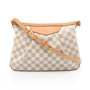 Pre-owned Leather louis-vuitton-bags Louis Vuitton Vintage , White , D...