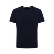 Geborduurd Borst T-shirt Fay , Blue , Heren