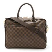 Pre-owned Canvas briefcases Louis Vuitton Vintage , Brown , Heren