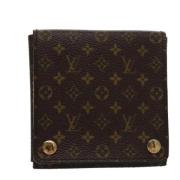 Pre-owned Canvas pouches Louis Vuitton Vintage , Brown , Dames