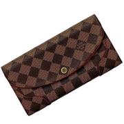 Pre-owned Cotton wallets Louis Vuitton Vintage , Brown , Dames