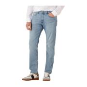 Slim Fit Blauwe Jeans Delaware Bo Boss Orange , Blue , Heren