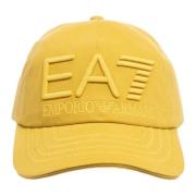 Verstelbare Effen Logo Train Visibility Cap Emporio Armani EA7 , Yello...