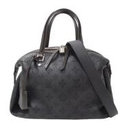 Pre-owned Leather handbags Louis Vuitton Vintage , Black , Dames