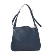 Pre-owned Leather louis-vuitton-bags Louis Vuitton Vintage , Blue , Da...