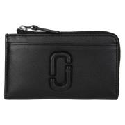 Stijlvolle Multi Wallet met Top Zip Marc Jacobs , Black , Dames