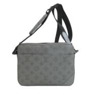 Pre-owned Leather louis-vuitton-bags Louis Vuitton Vintage , Gray , He...