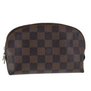 Pre-owned Canvas pouches Louis Vuitton Vintage , Brown , Dames